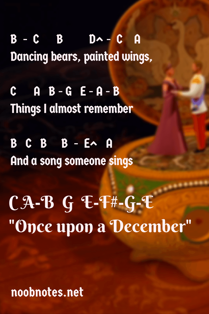 Once Upon A December Anastasia Deana Carter Letter Notes For Beginners Music Notes For Newbies Once Upon A December Anastasia Deana Carter Letter Notes For Beginners Music Notes For Newbies