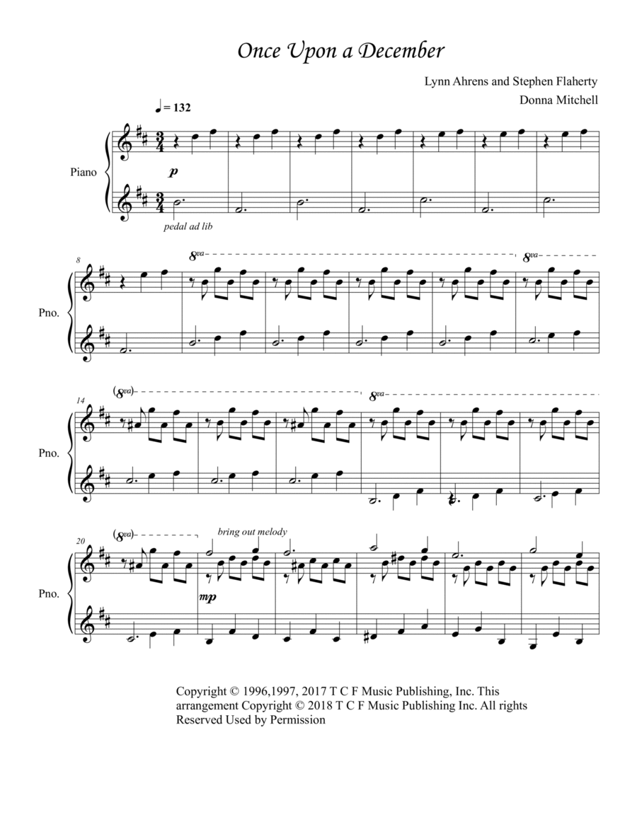 Once Upon A December By Stephen Flaherty Piano Solo Digital Sheet Music Sheet Music Plus Once Upon A December By Stephen Flaherty Piano Solo Digital Sheet Music Sheet Music Plus