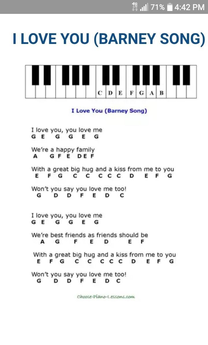 piano sheet music letters