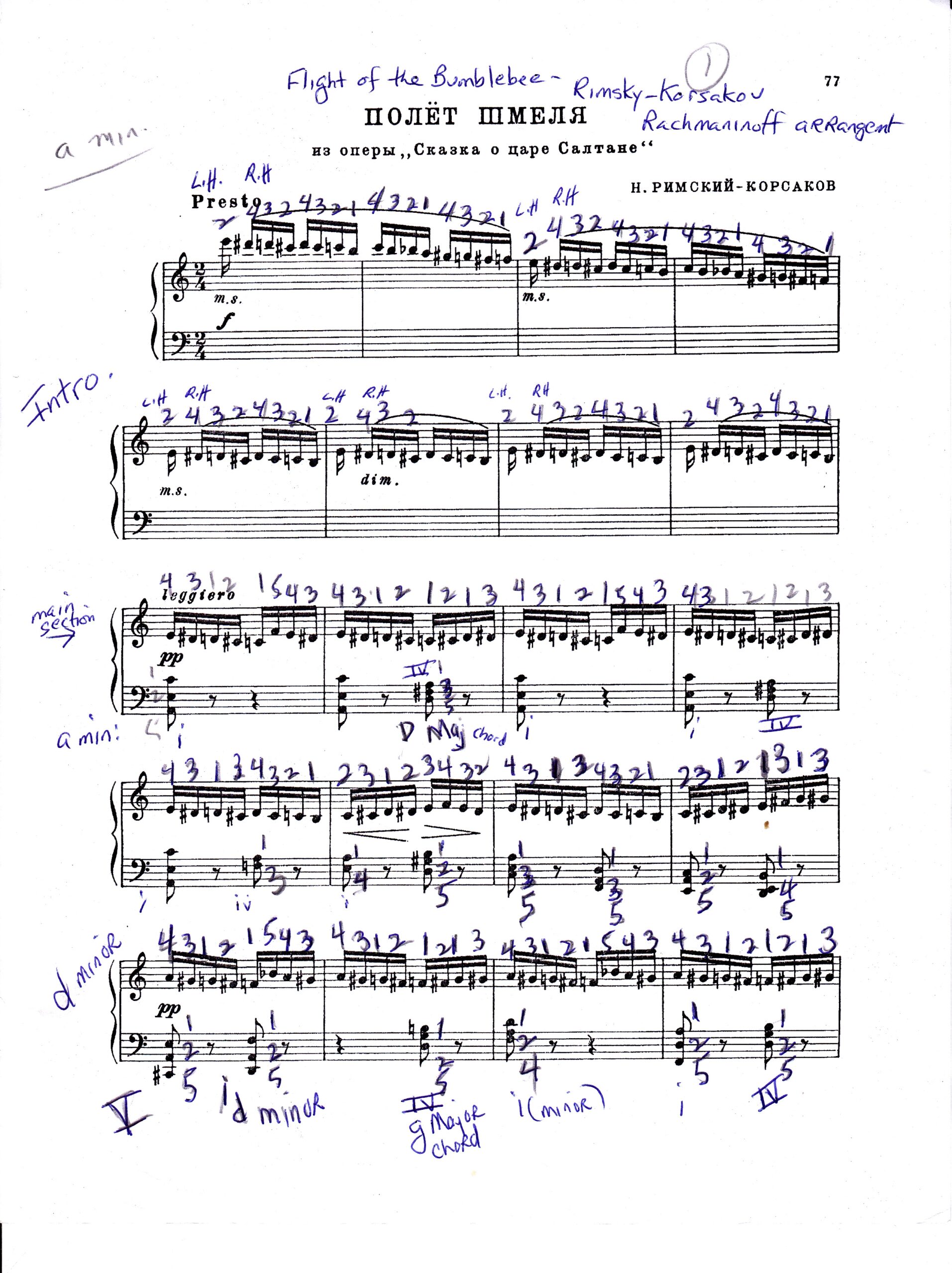 Practicing Flight Of The Bumblebee In Slow Tempo Rachmaninoff Arrangement Of Rimsky Korsakov Video Arioso7 s Blog Shirley Kirsten 