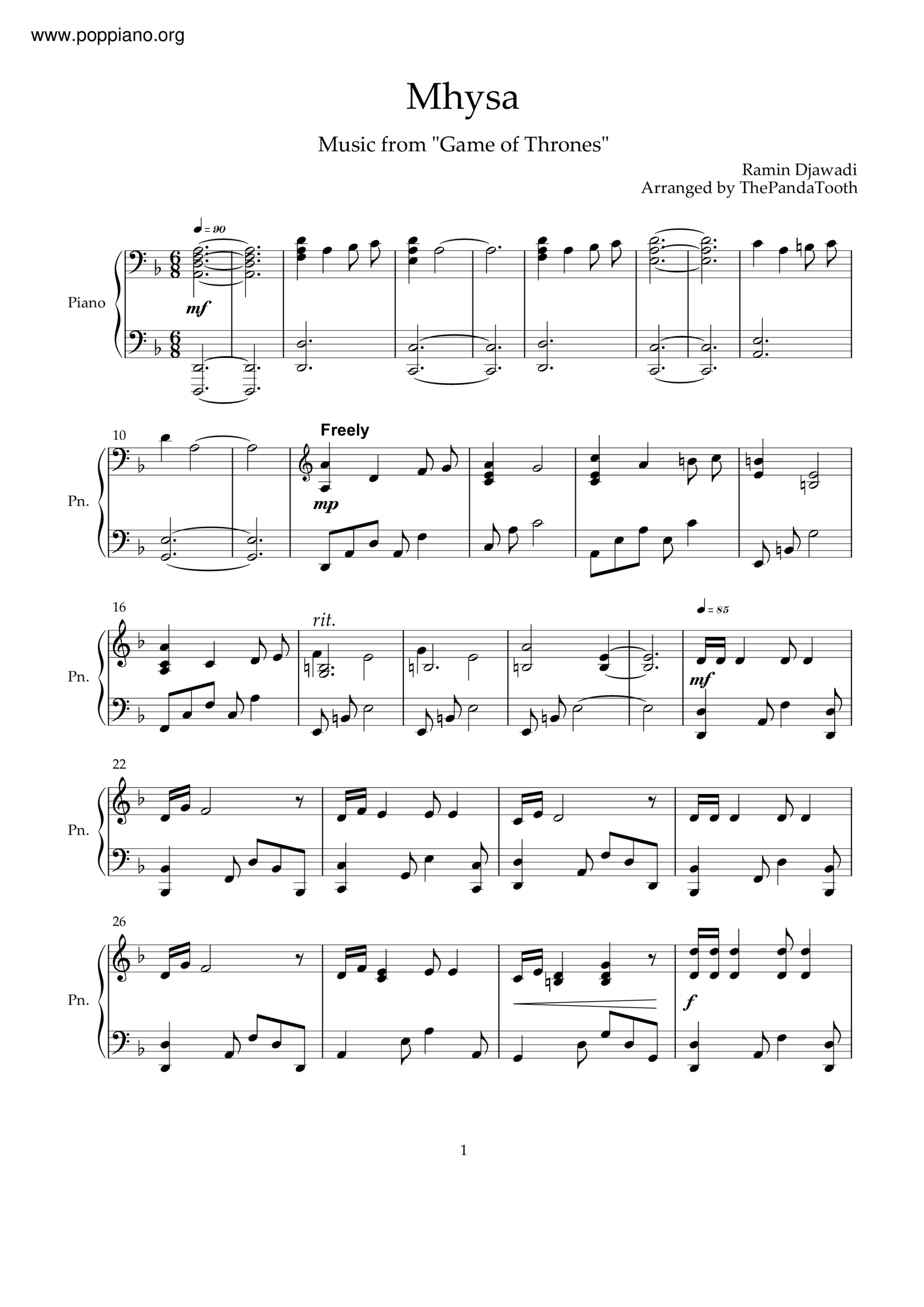 game of thrones piano sheet music game of thrones piano sheet music