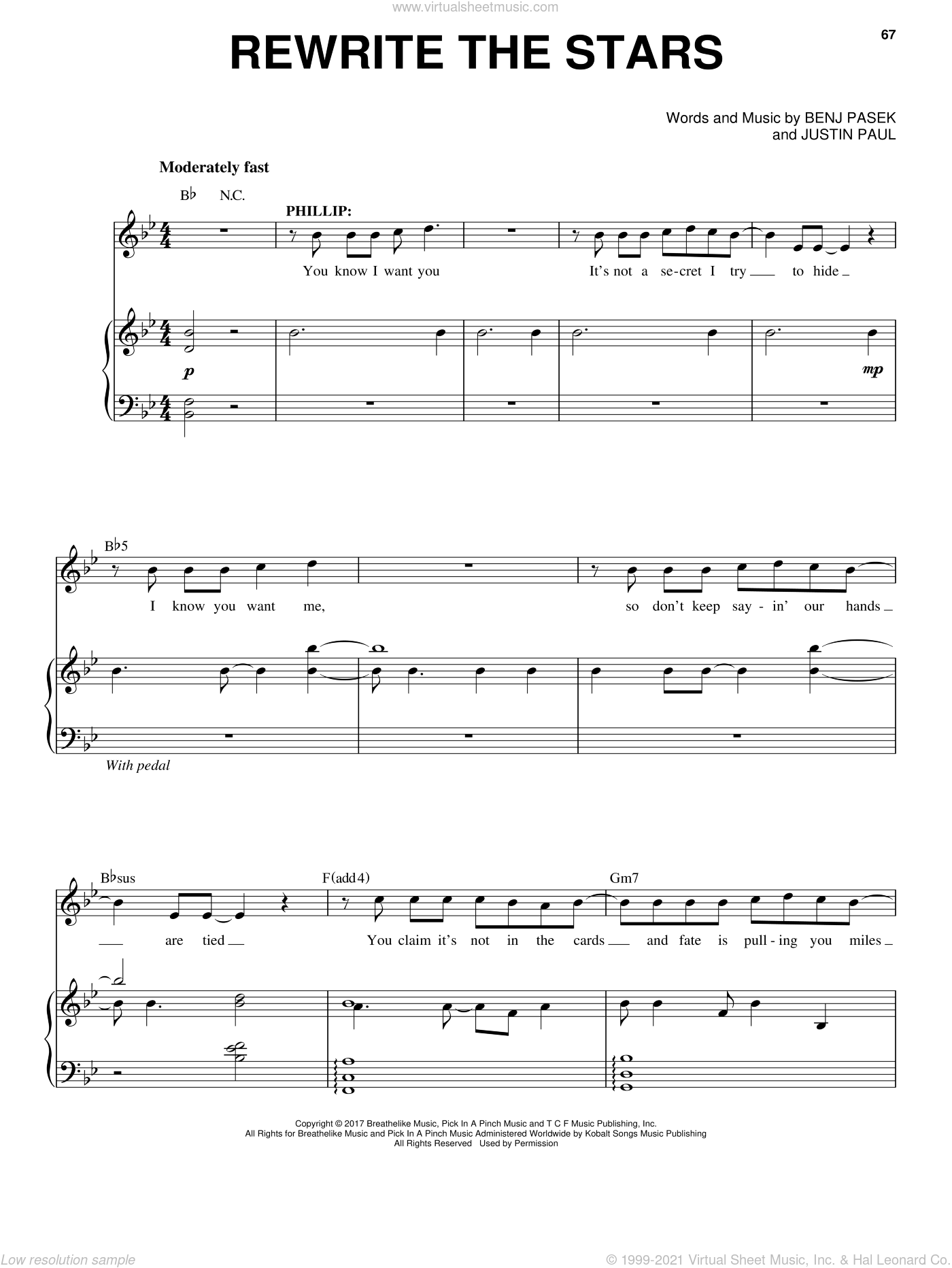 Rewrite The Stars from The Greatest Showman Sheet Music For Voice And Piano V2 Rewrite The Stars from The Greatest Showman Sheet Music For Voice And Piano V2