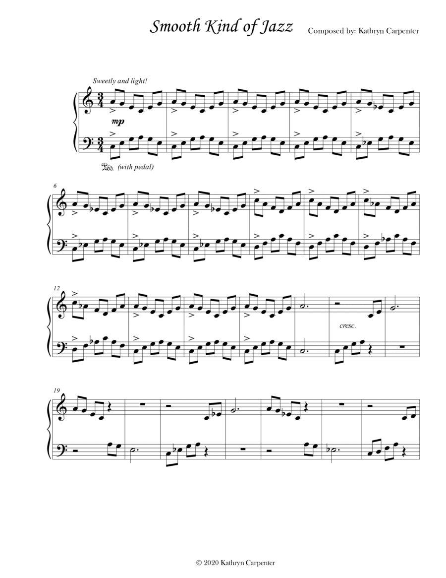 medium piano sheet music
