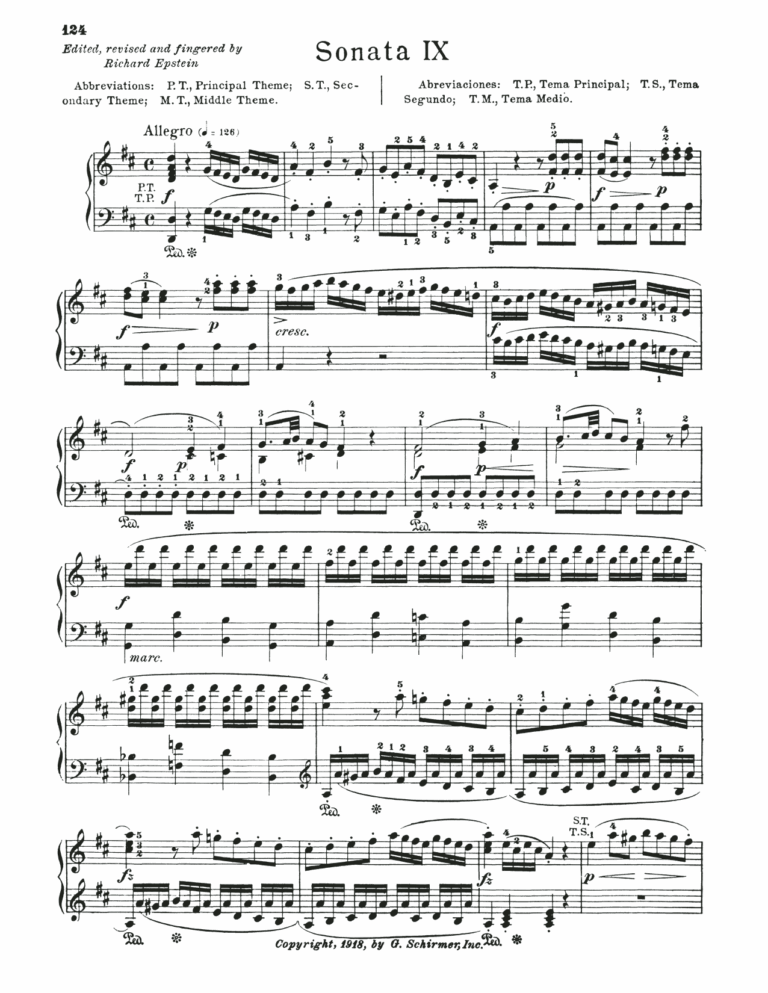 Sonata In D Major K 284 By Wolfgang Amadeus Mozart Sheet Music For Piano Solo At Sheet Music Direct