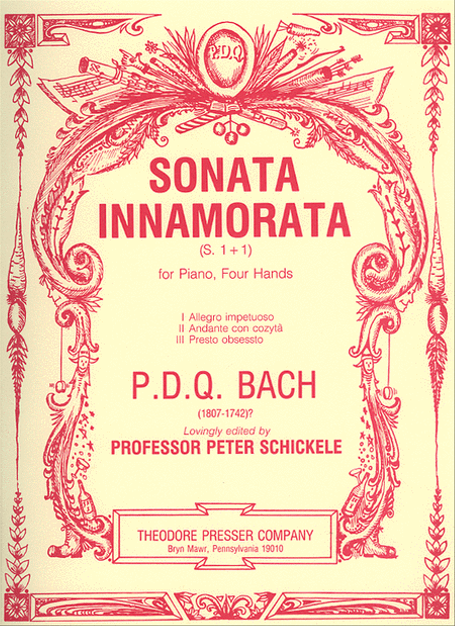 Sonata Innamorata By PDQ Bach Chamber Music Sheet Music Sheet Music Plus