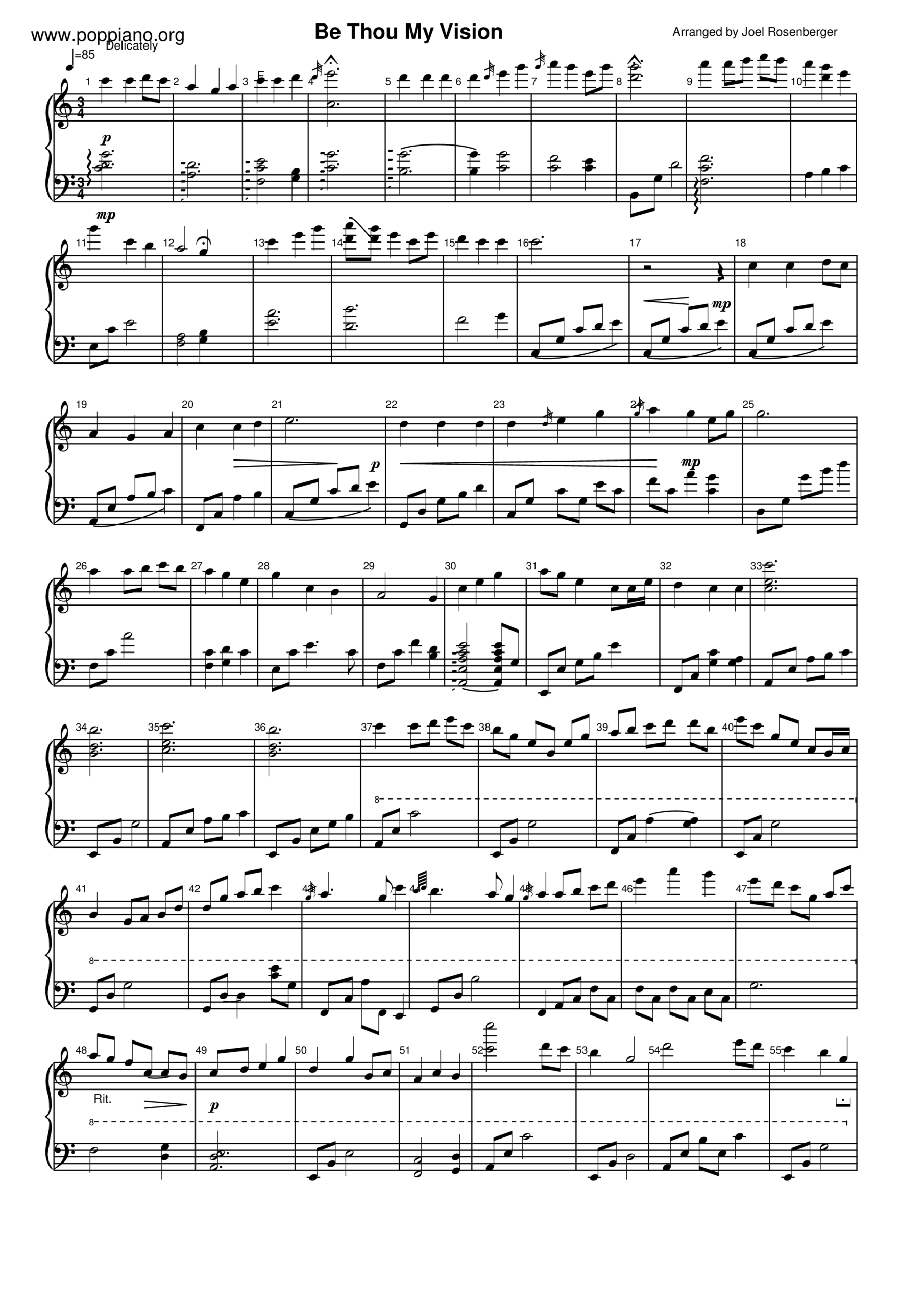 be thou my vision piano sheet music be thou my vision piano sheet music