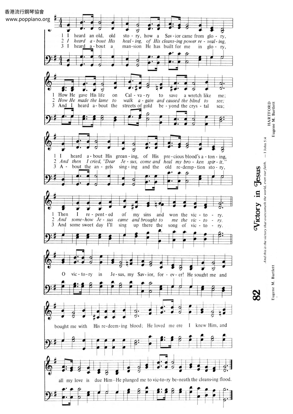  Spiritual Victory In Jesus Sheet Music Pdf Free Score Download 