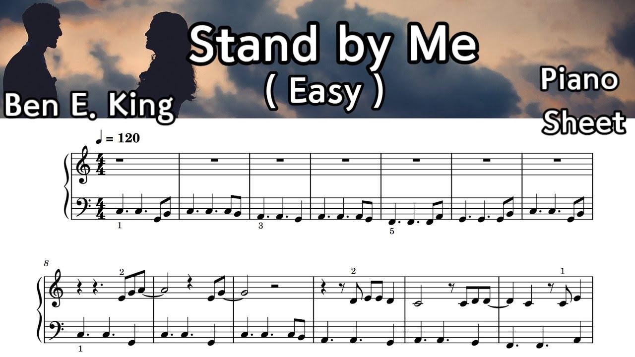 Stand By Me Easy Piano Sheet Music Ben E King By SangHeart Play YouTube Stand By Me Easy Piano Sheet Music Ben E King By SangHeart Play YouTube