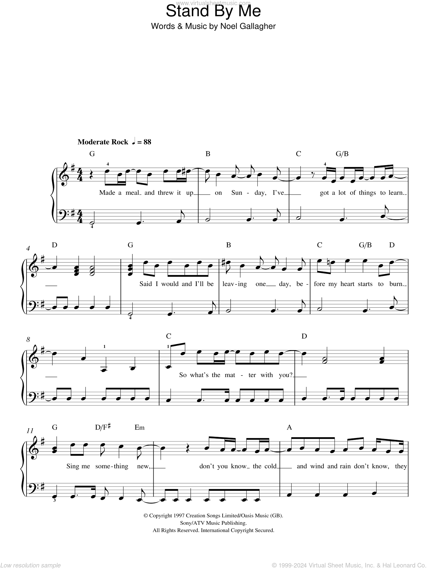 Stand By Me easy Sheet Music For Piano Solo PDF interactive Stand By Me easy Sheet Music For Piano Solo PDF interactive