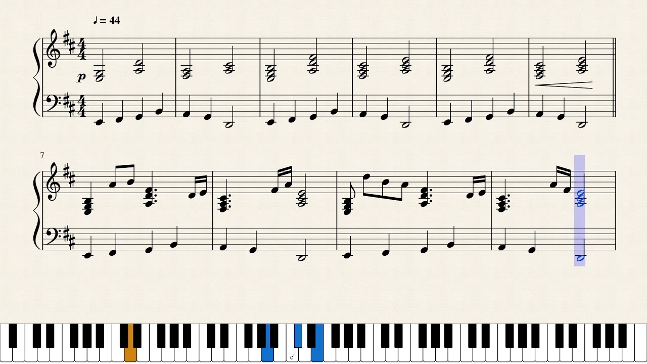 Sweden Minecraft Piano Sheet Music YouTube