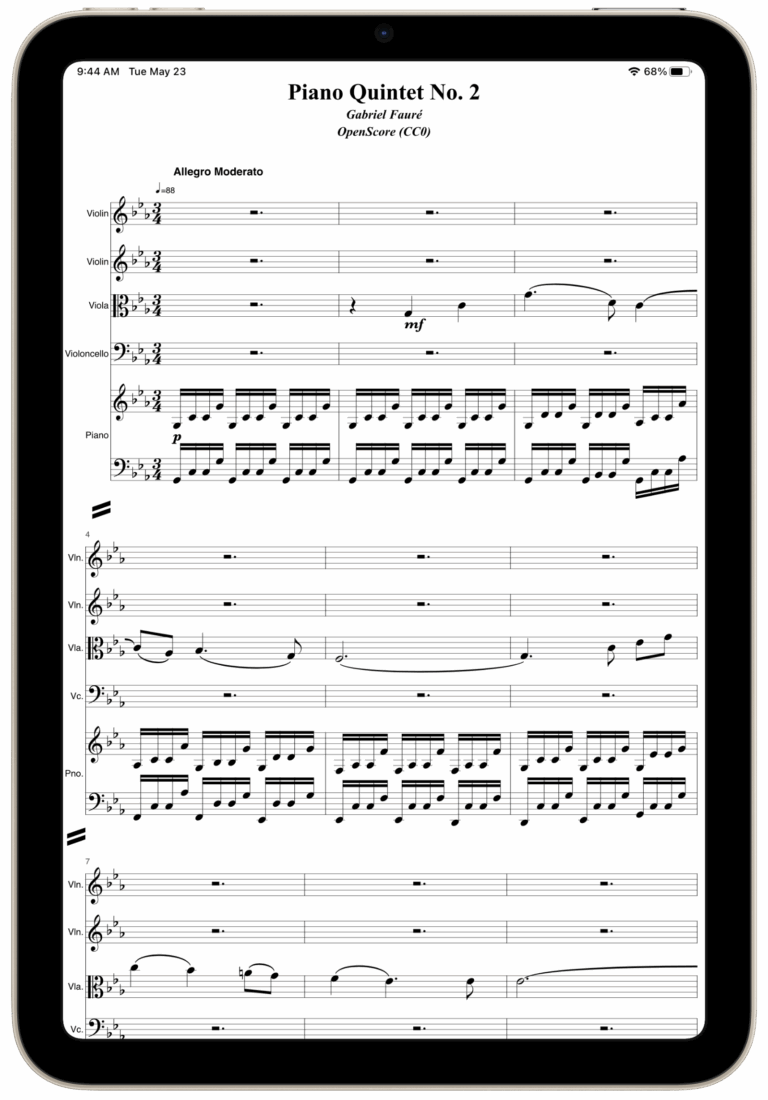 The Best IPad Score Reader For Most People 2023 Update Scoring Notes