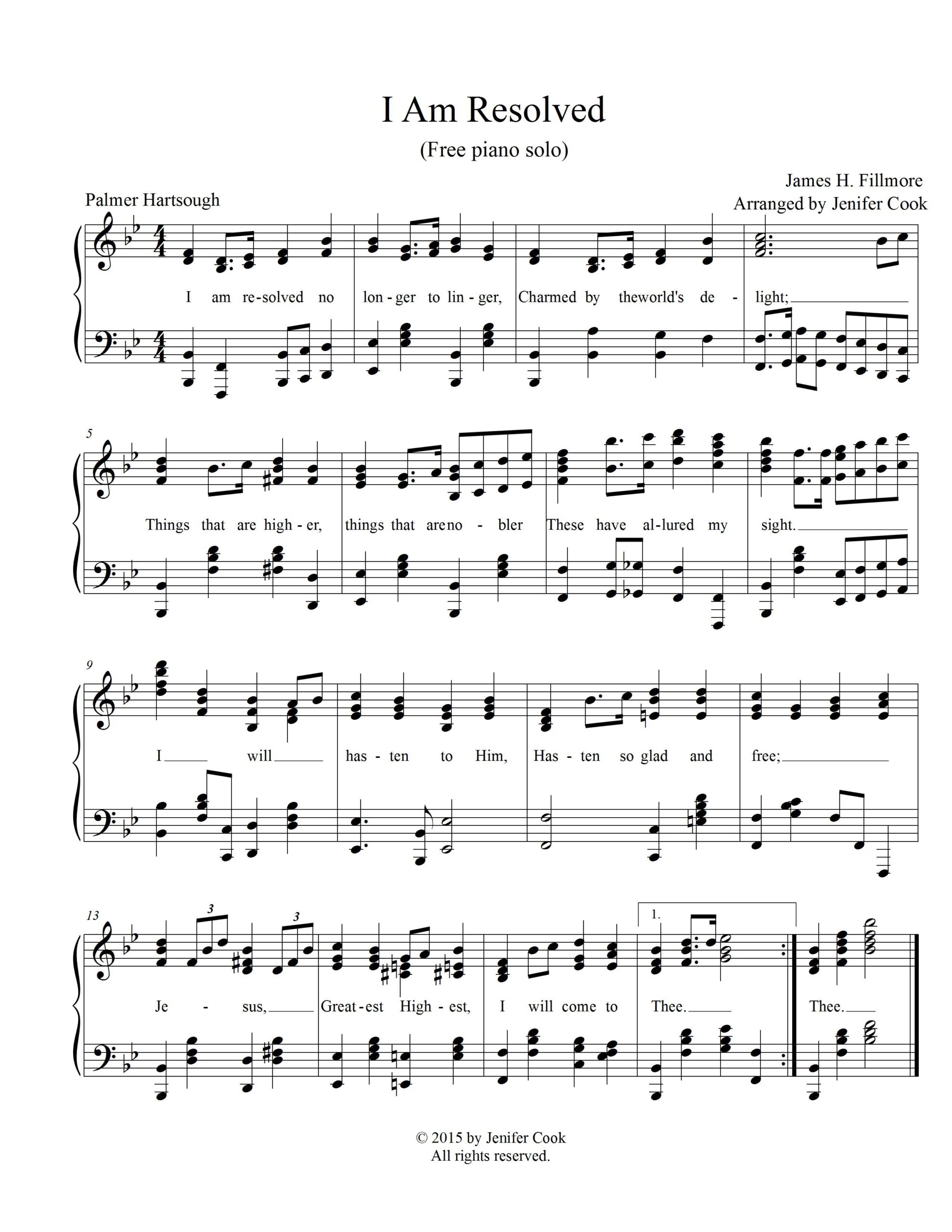 The Church Pianist More Free Hymn Arrangements 