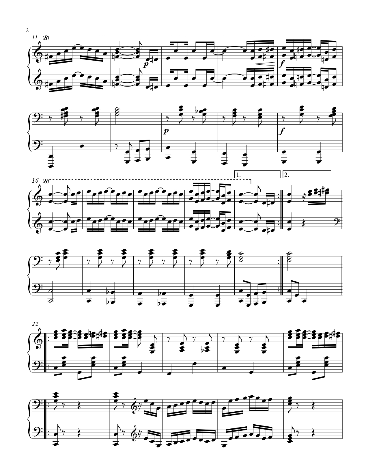 The Entertainer Two Piano Duet Sheet Music Marketplace