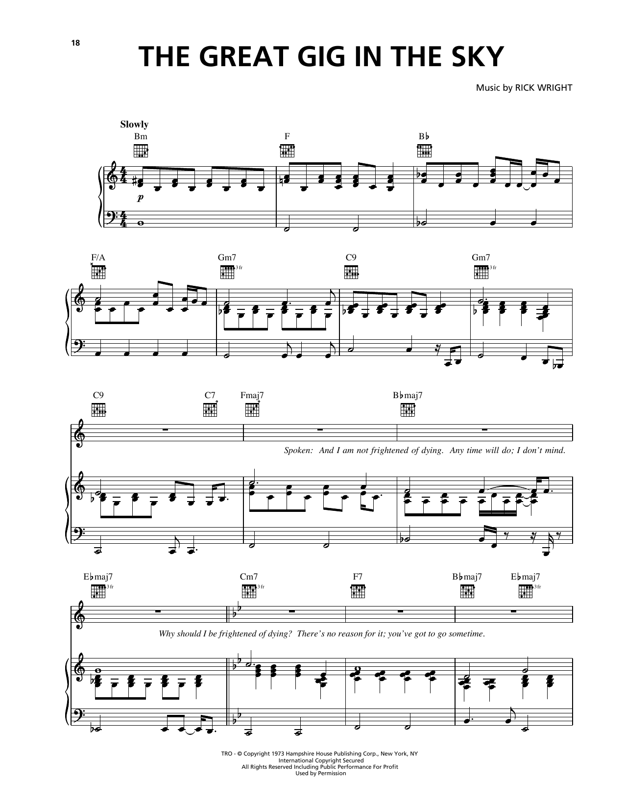 The Great Gig In The Sky The Great Gig In The Sky