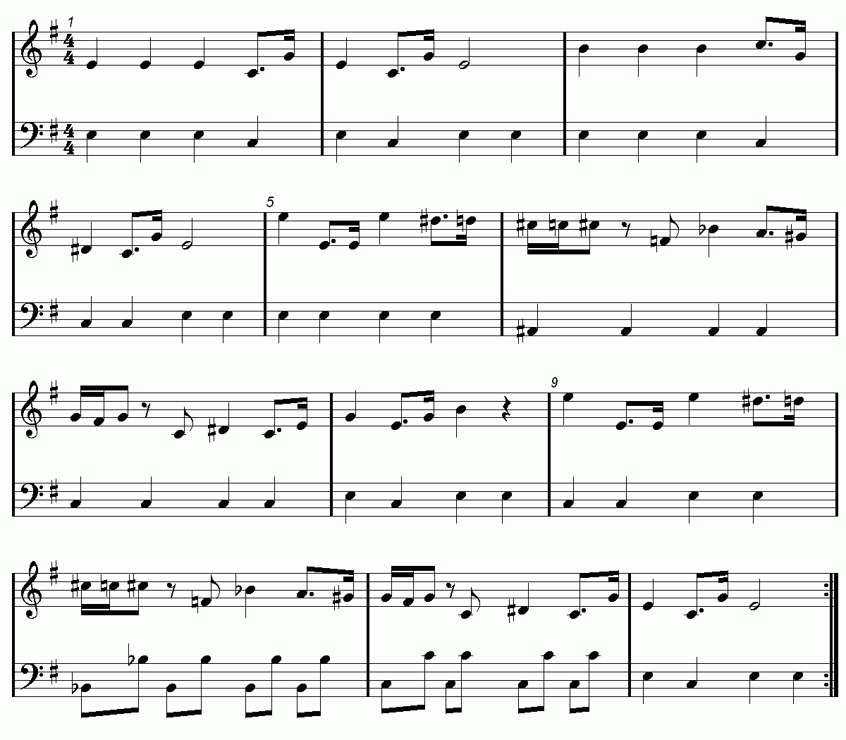 THE IMPERIAL MARCH Easy Piano Sheet Music Easy Music THE IMPERIAL MARCH Easy Piano Sheet Music Easy Music