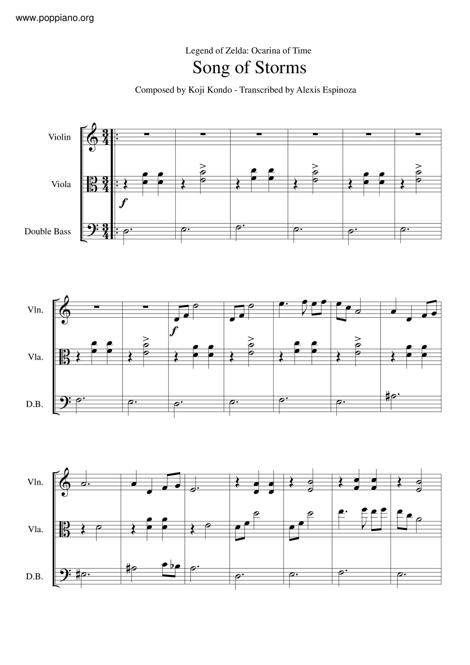 The Legend Of Zelda Ocarina Of Time Song Of Storms Sheet Music Pdf Free Score Download The Legend Of Zelda Ocarina Of Time Song Of Storms Sheet Music Pdf Free Score Download