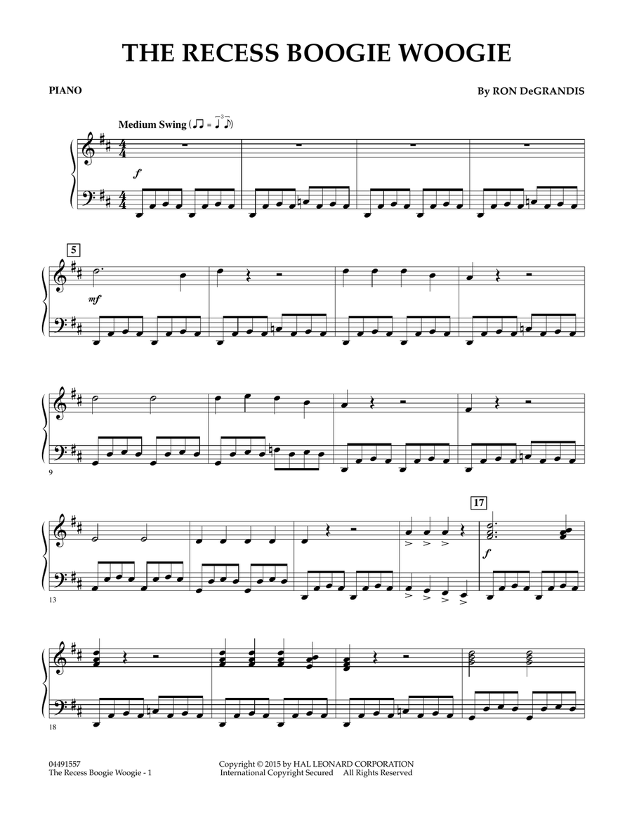 The Recess Boogie Woogie Piano Orchestra Digital Sheet Music Sheet Music Plus The Recess Boogie Woogie Piano Orchestra Digital Sheet Music Sheet Music Plus