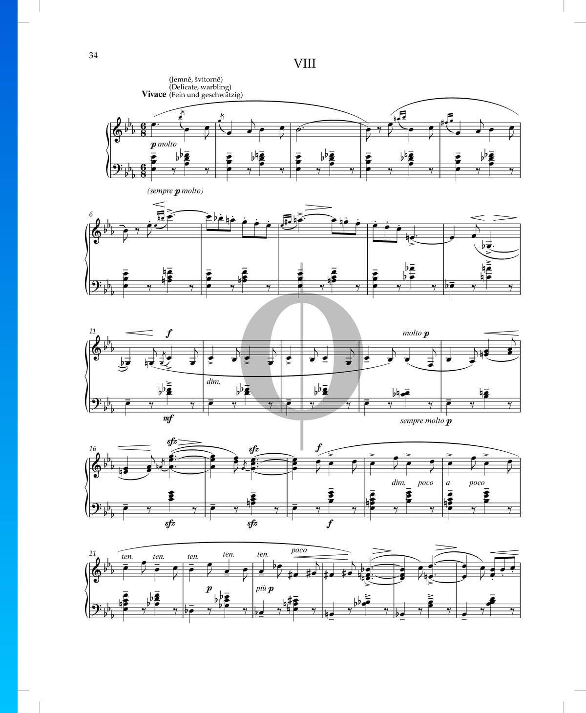 Things Lived And Dreamt Op 30 No 8 Josef Suk Piano Sheet Music OKTAV Things Lived And Dreamt Op 30 No 8 Josef Suk Piano Sheet Music OKTAV