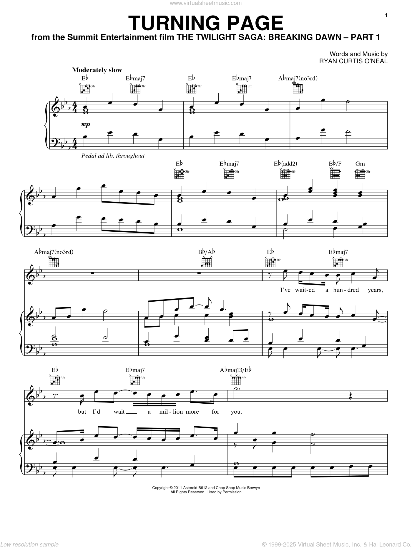 Turning Page Sheet Music For Voice Piano Or Guitar PDF Turning Page Sheet Music For Voice Piano Or Guitar PDF