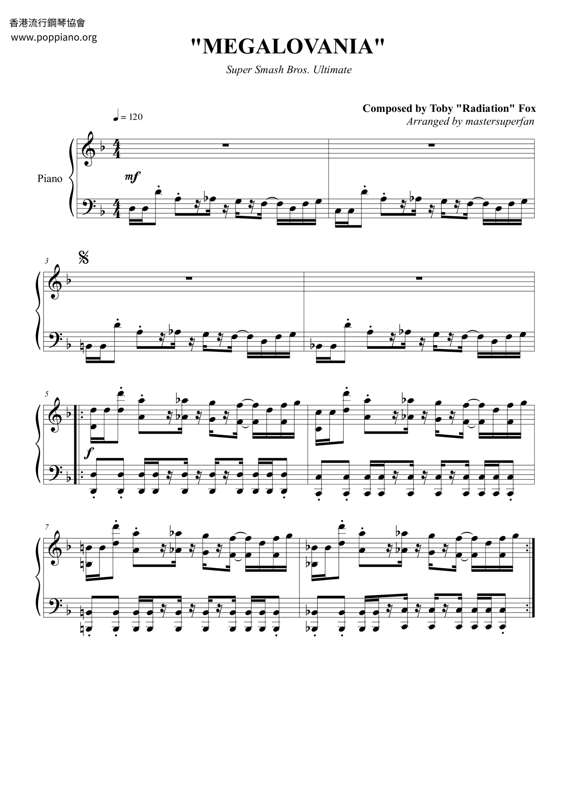  Undertale Undertale Megalovania Sheet Music Pdf Free Score Download 