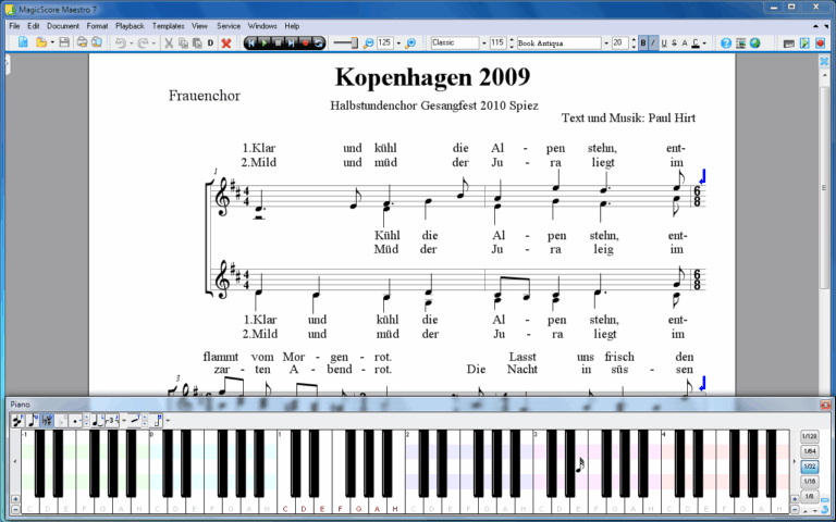 Virtual Piano Keyboard