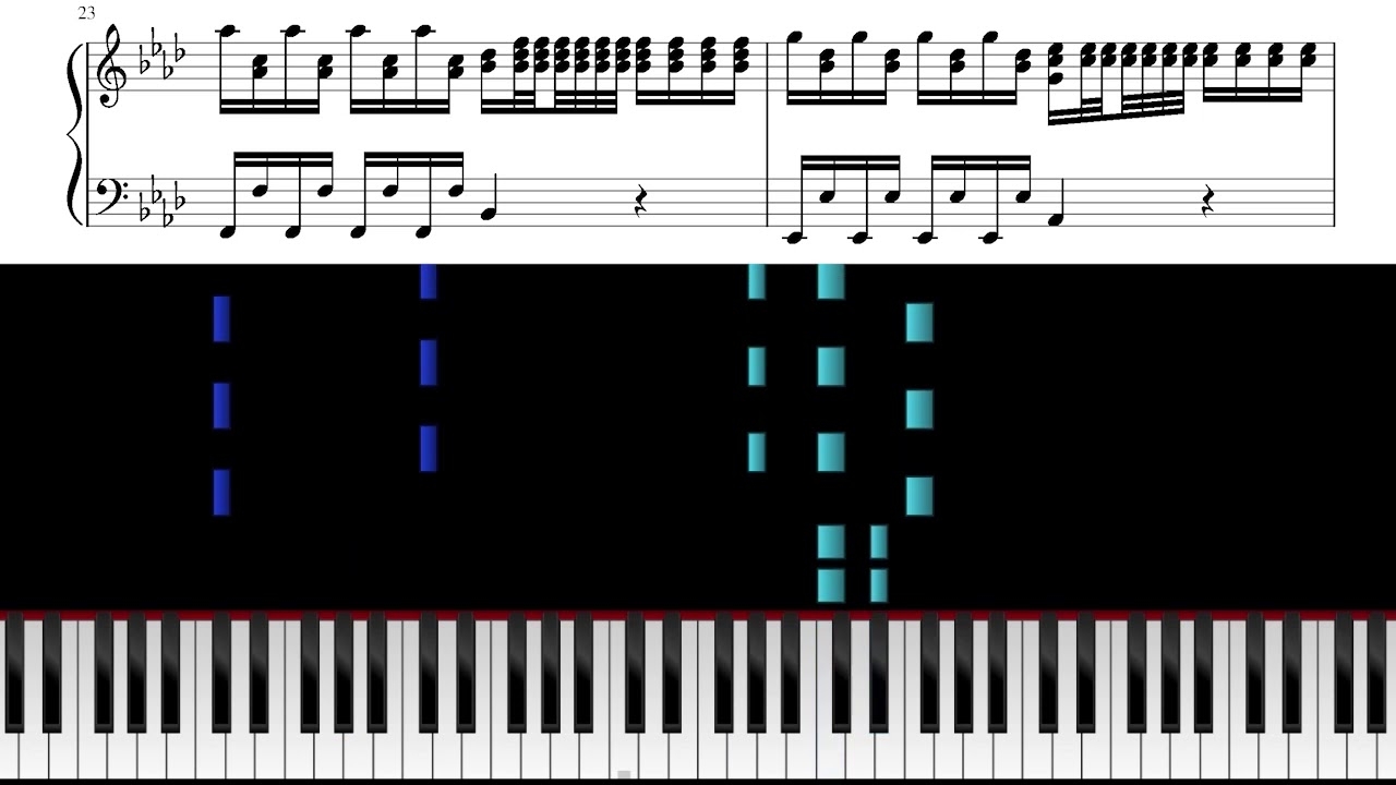 Vivaldi Winter from The Four Seasons Piano Sheet Music YouTube