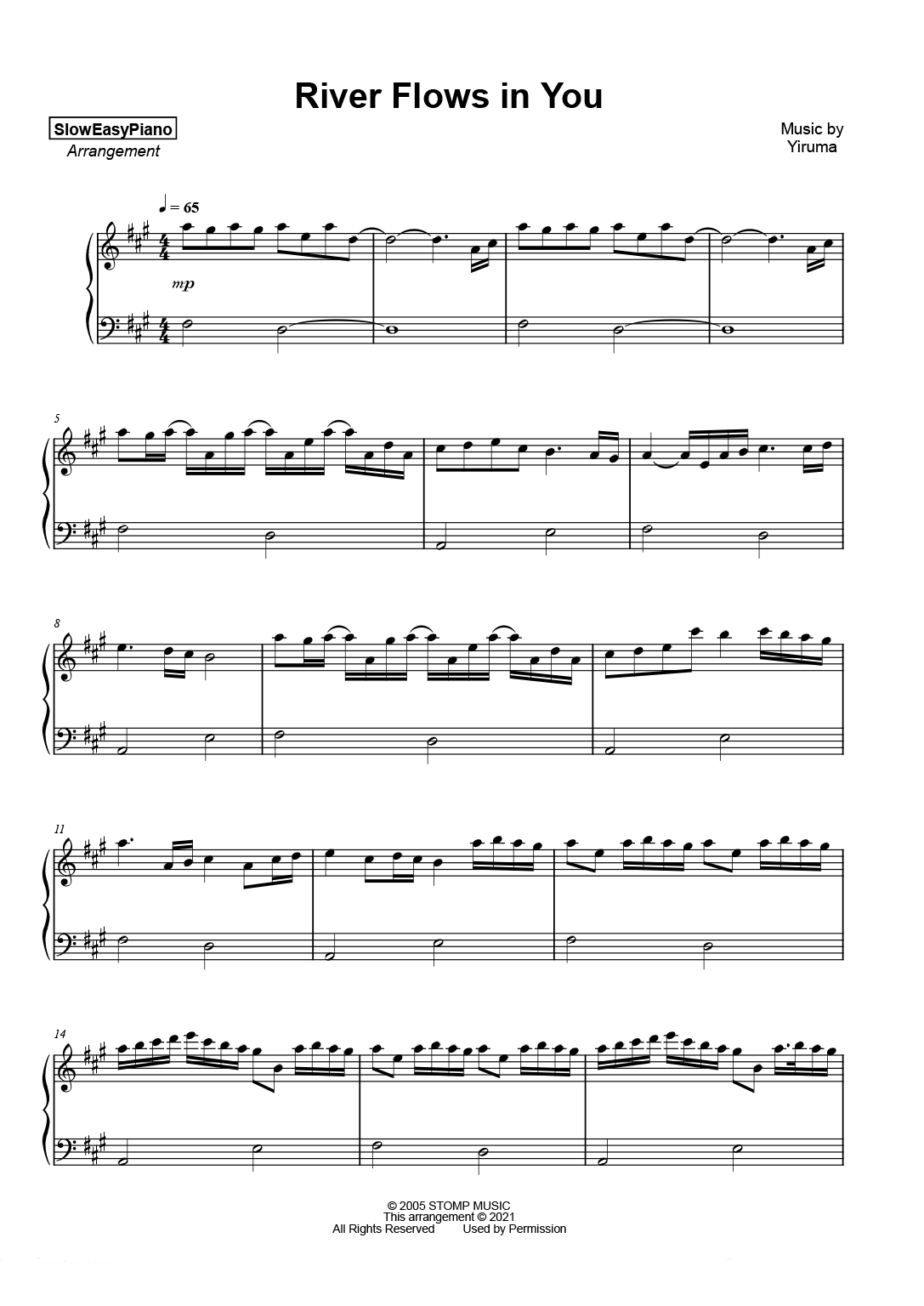 Yiruma River Flows In You EASY Claivert s Piano X SlowEasyPiano Yiruma River Flows In You EASY Claivert s Piano X SlowEasyPiano